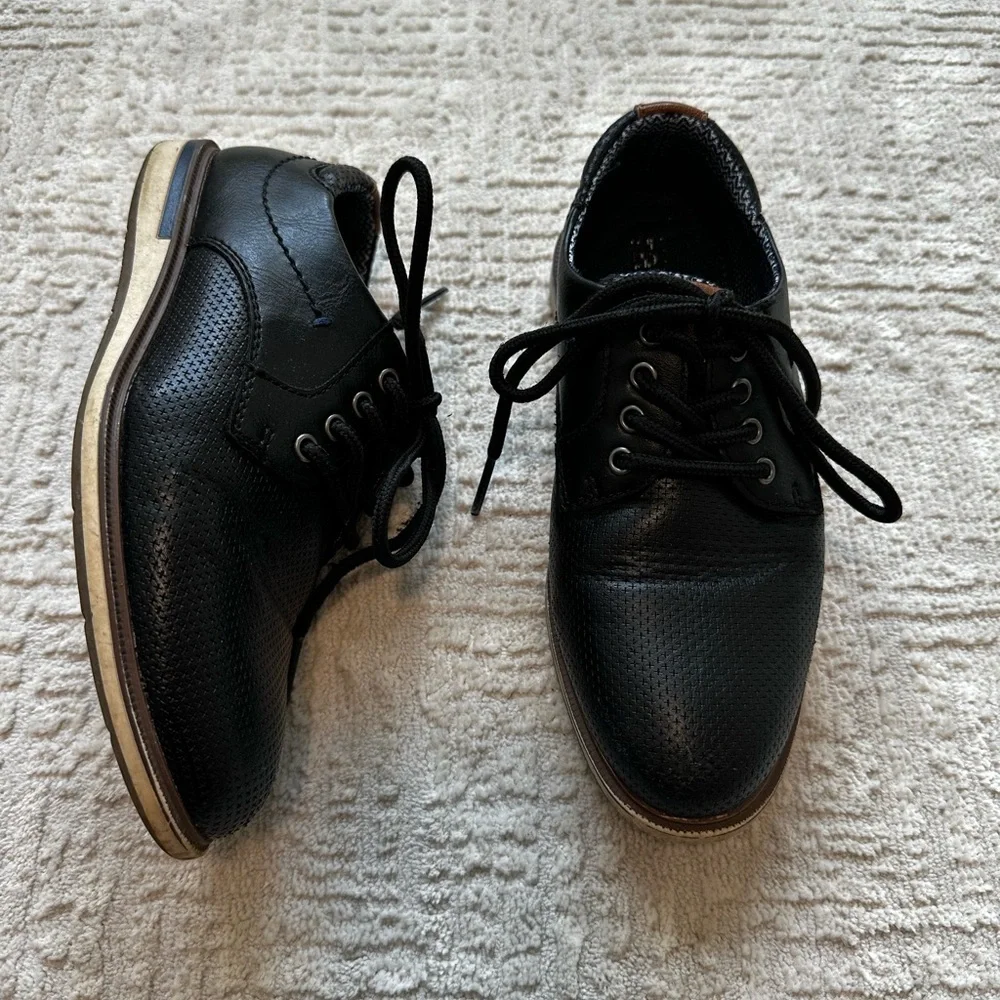Boys Classic Black Shoes